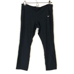 Nike Power Racer Running Crop Leggings Black Size M